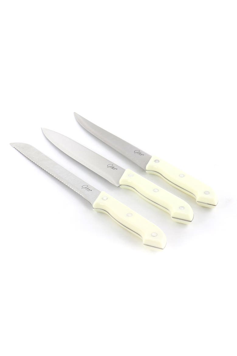 Wildcraft 10 Piece Cutlery Set With Cutting Board, Alternate, color, White
