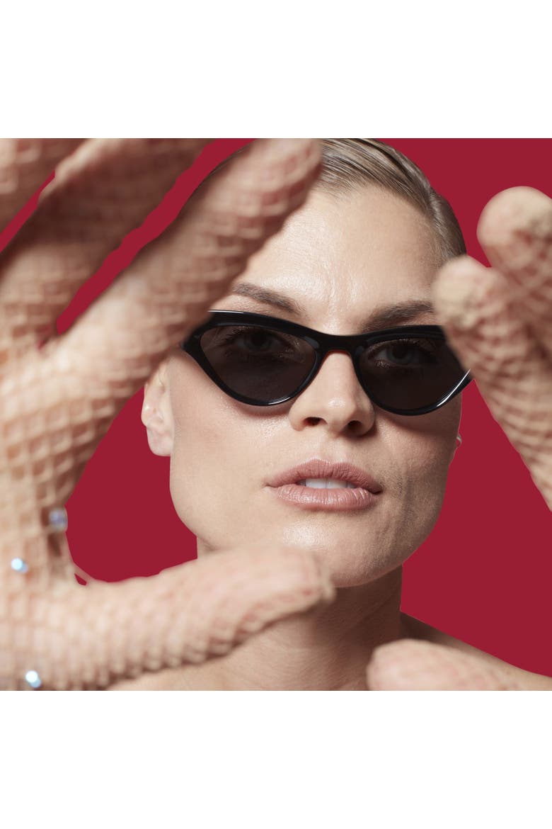 Marion Sunglasses, Alternate, color, Blue / Clear / Grey