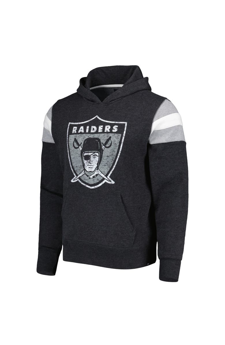 '47 Men's '47 Black Las Vegas Raiders Legacy Premier Nico Pullover Hoodie, Alternate, color, Black