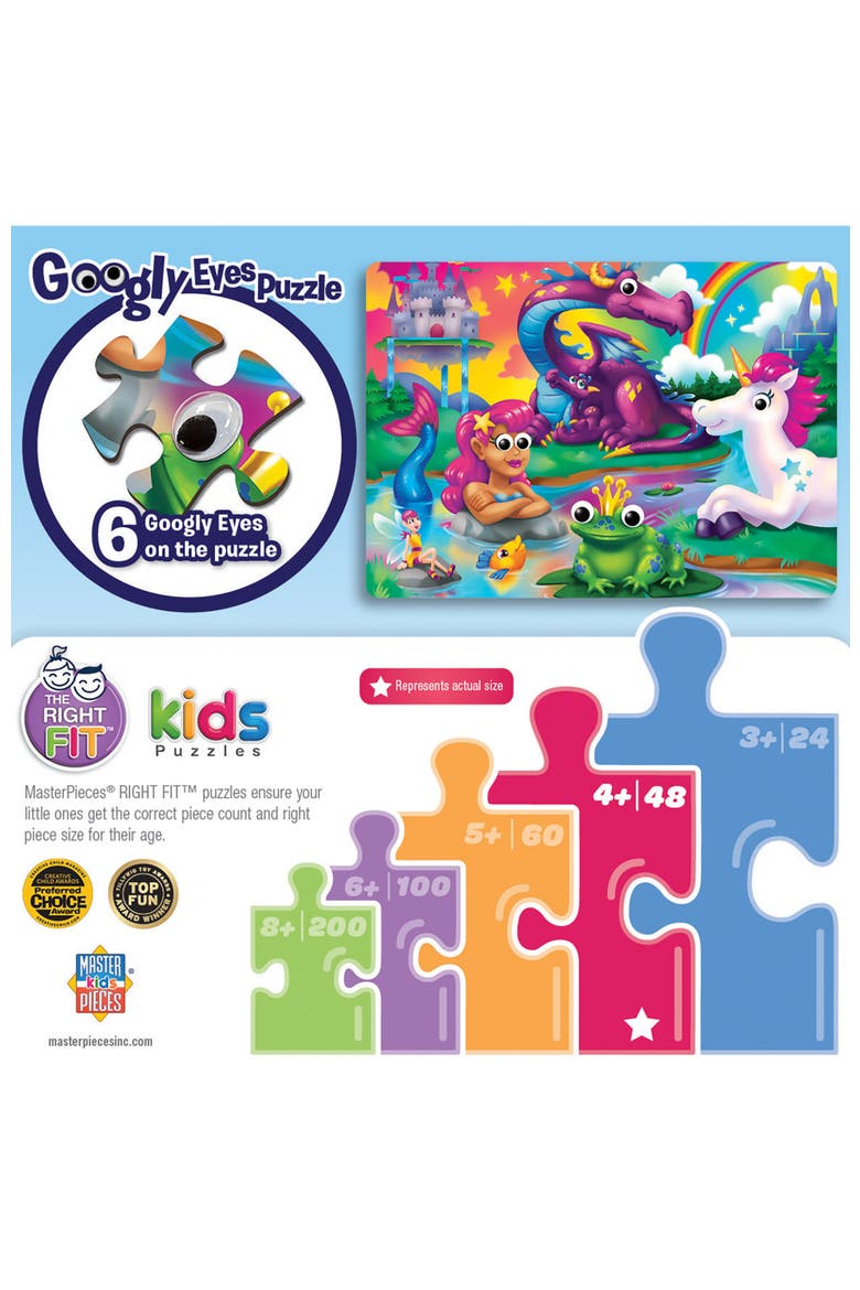 Googly Eyes Fantasy Friends 48pc Puzzle, Alternate, color, Multicolor