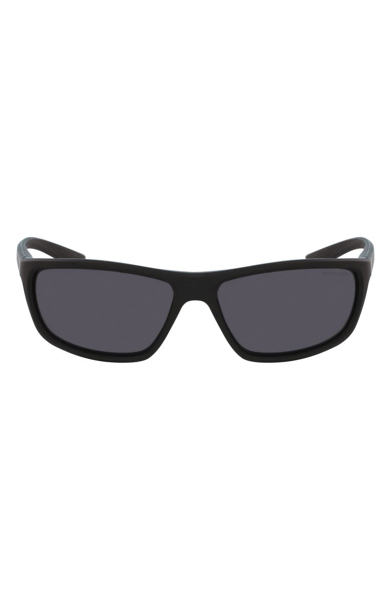 Nike Rabid 64mm Rectangle Sunglasses, Main, color,