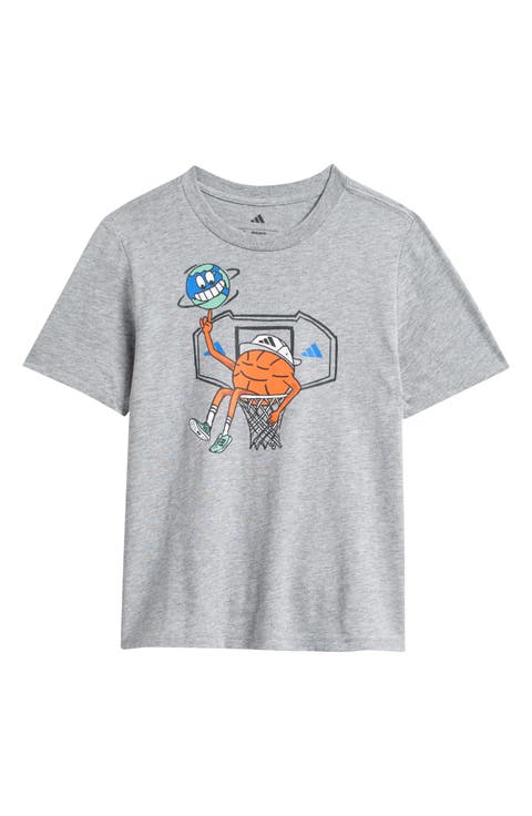 Kids' Basketball Doodle Graphic T-Shirt (Big Kid)