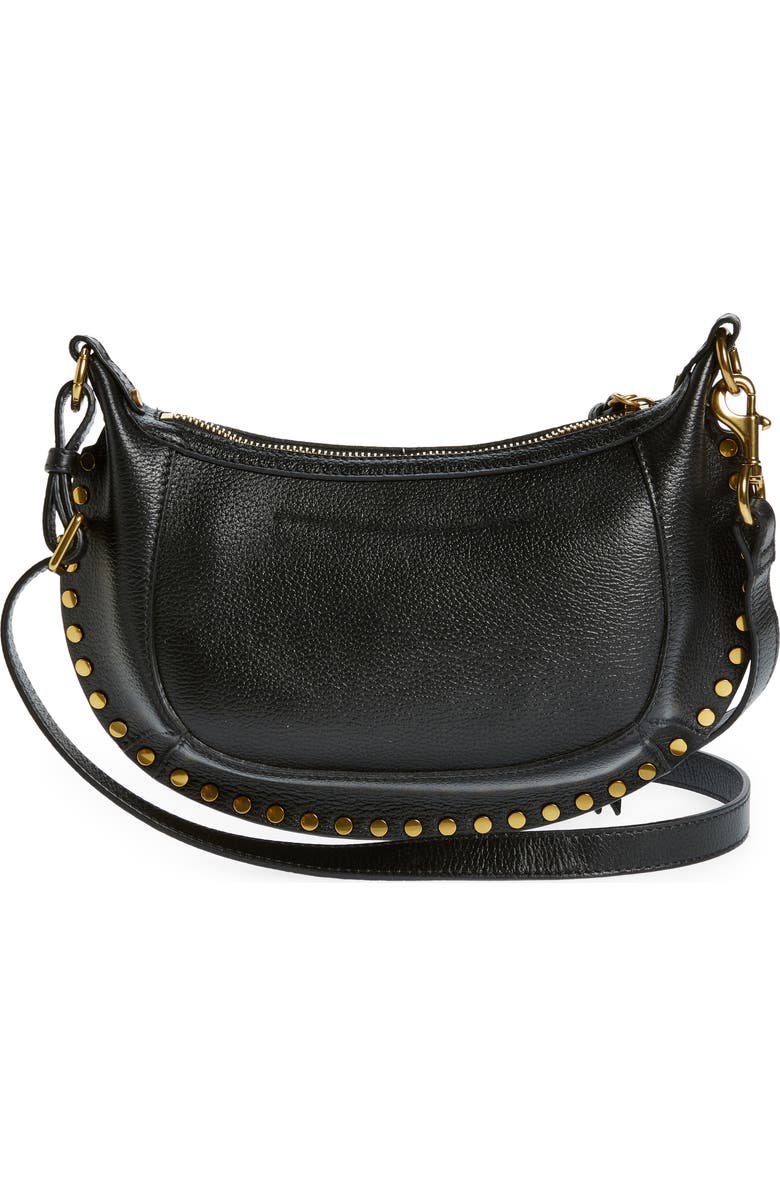 Isabel Marant Oskan Moon Leather Shoulder Bag, Alternate, color,