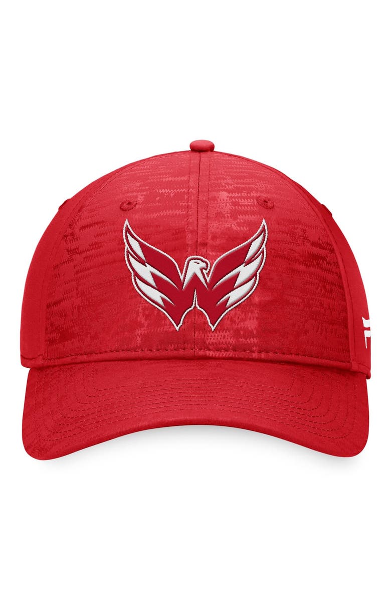 FANATICS Men's Fanatics Branded Red Washington Capitals Fundamental Flex Hat, Alternate, color,