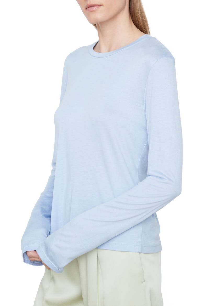 Easy Long Sleeve Modal T-Shirt, Alternate, color, CELESTINE