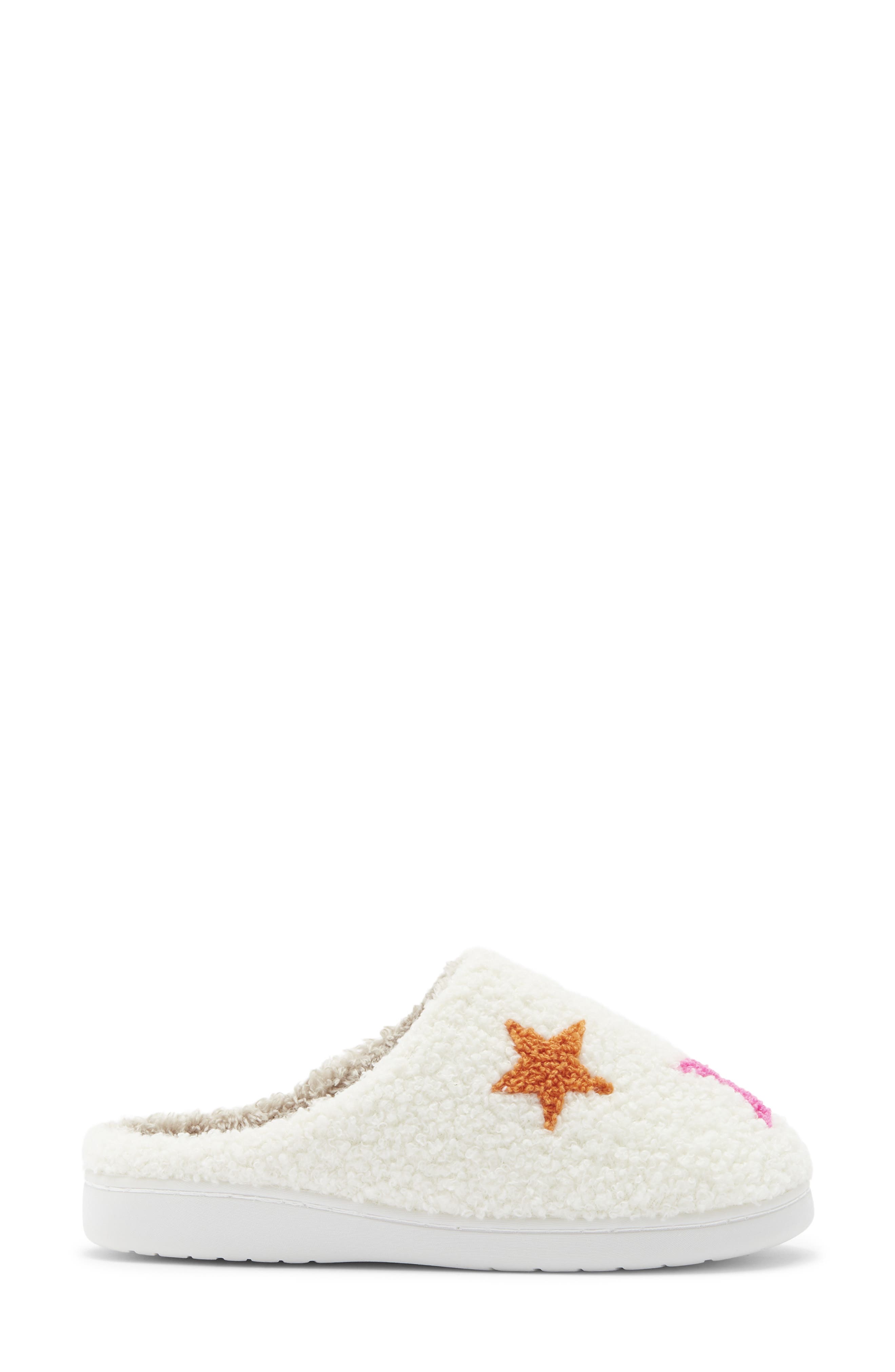 MIA Cozi Slipper, Alternate, color, Pink/ Orange Stars