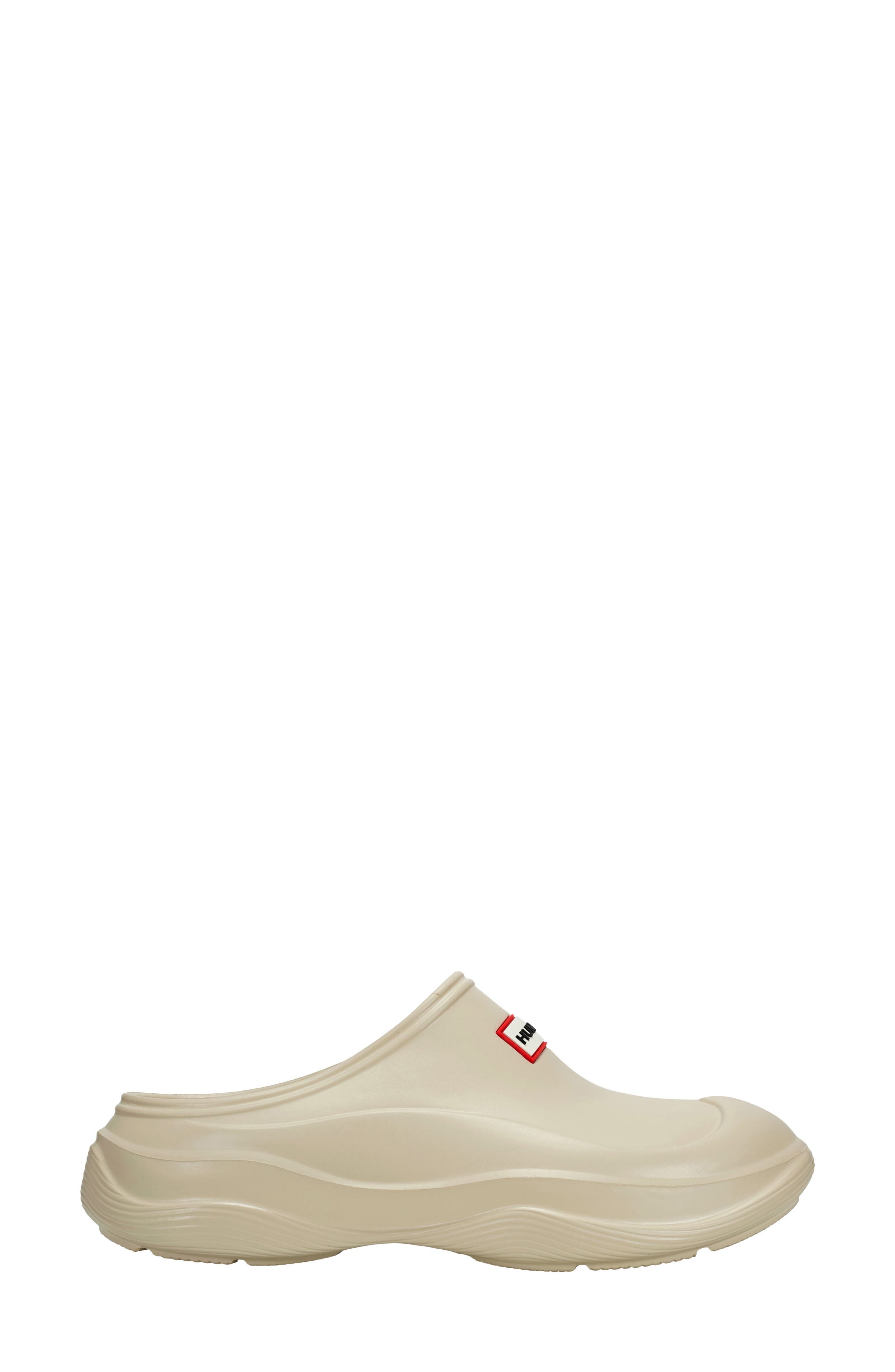 Hunter Elena Water Resistant Clog, Alternate, color, Light Natural