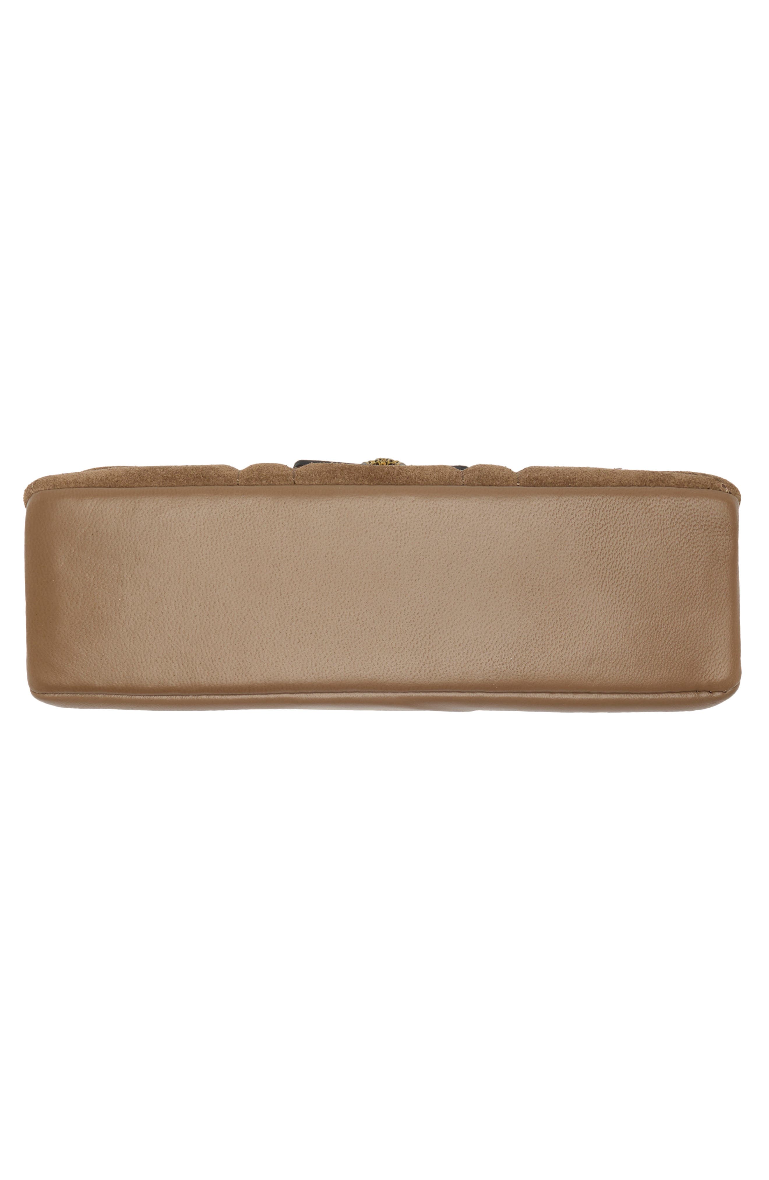 Kurt Geiger London Mini Kensington Convertible Leather Crossbody Bag, Alternate, color, Light Beige