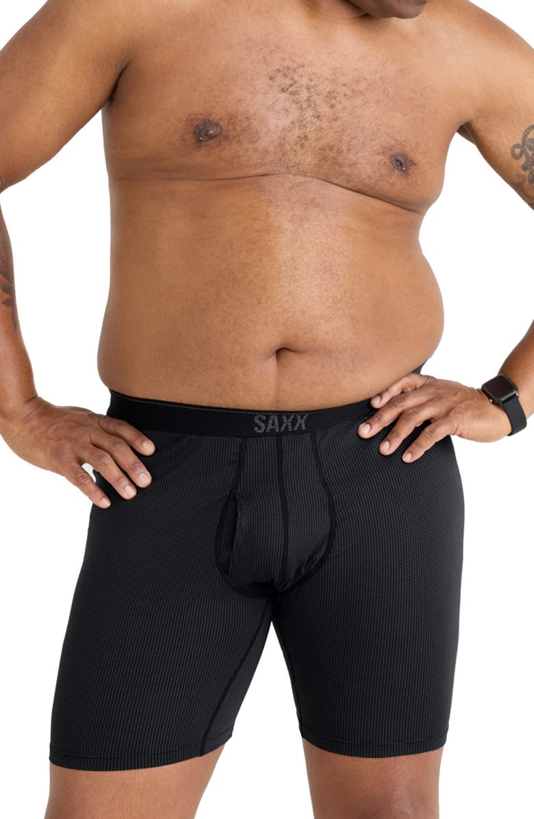 SAXX 3-Pack Quick Dry Mesh Boxer Briefs, Main, color, Black Ii