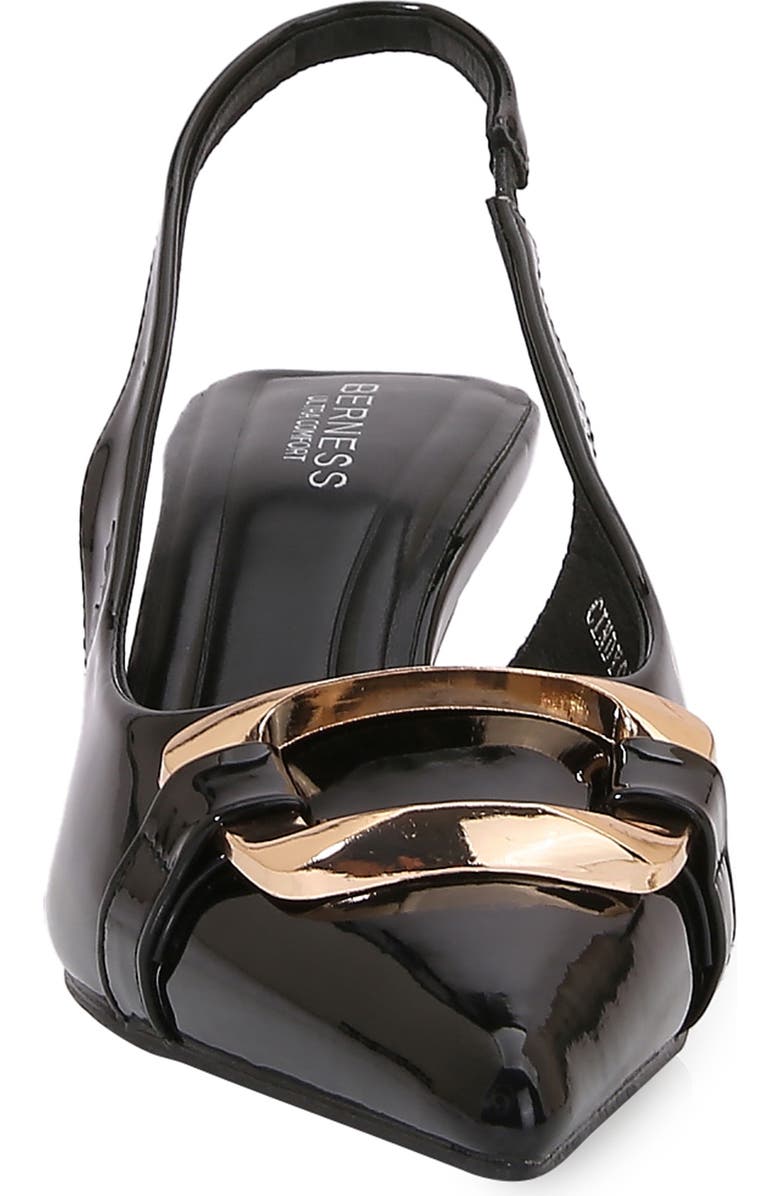 BERNESS Kitten Heel Slingback Pump, Alternate, color, Black