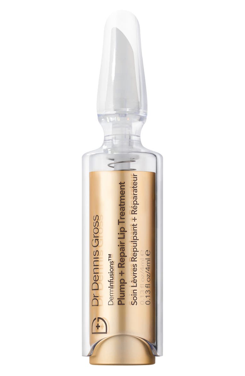 Dr. Dennis Gross Skincare DermInfusions<sup>™</sup> Plump + Repair Lip Treatment, Alternate, color, Clear