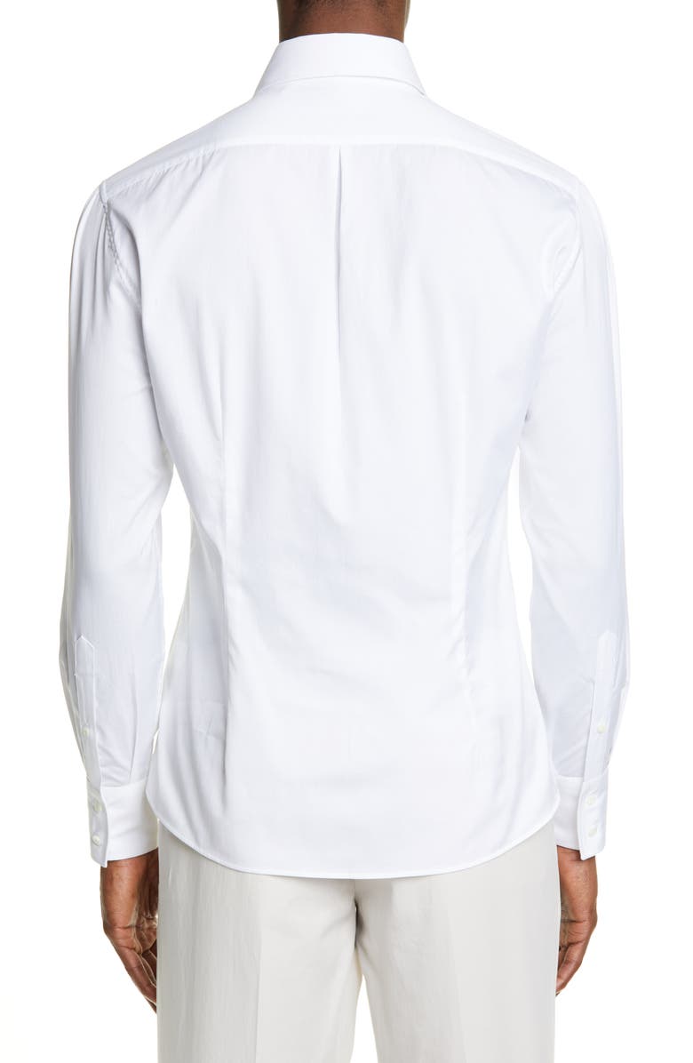 Brunello Cucinelli Slim Fit Button-Up Shirt, Alternate, color, 