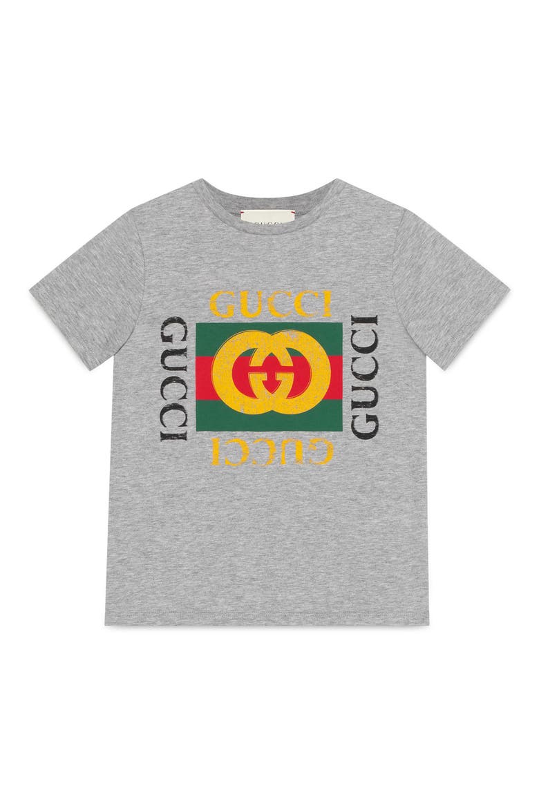 Logo Graphic T-Shirt, Main, color, GREY MULTI