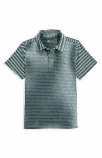 Kids' Bradley Stripe Stretch Polo