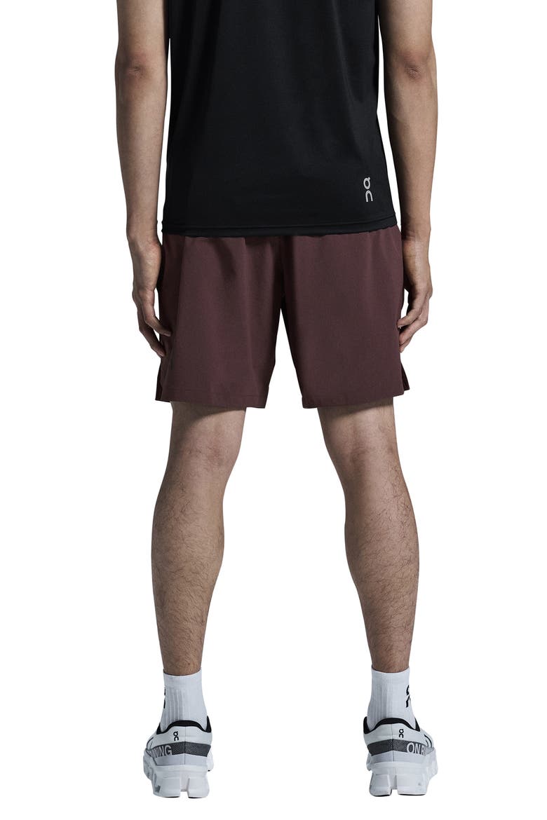 Focus Athletic Shorts, Alternate, color, MULBERRY
