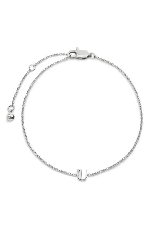 Initial Pendant Bracelet