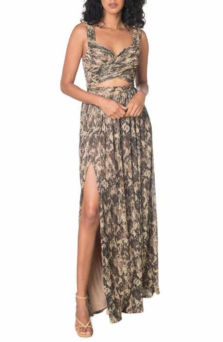 Dress the Population Mirabella Cutout Evening Gown