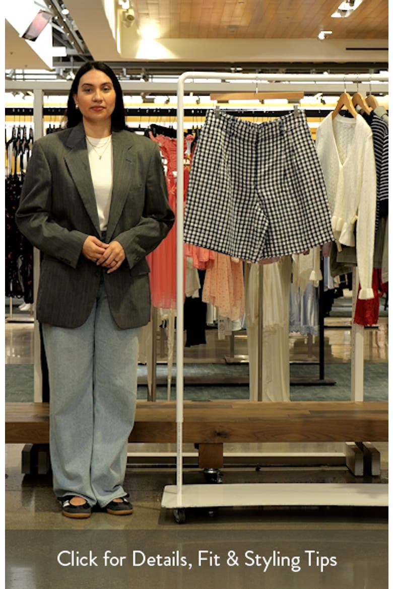 Kensington Gingham Linen Shorts video