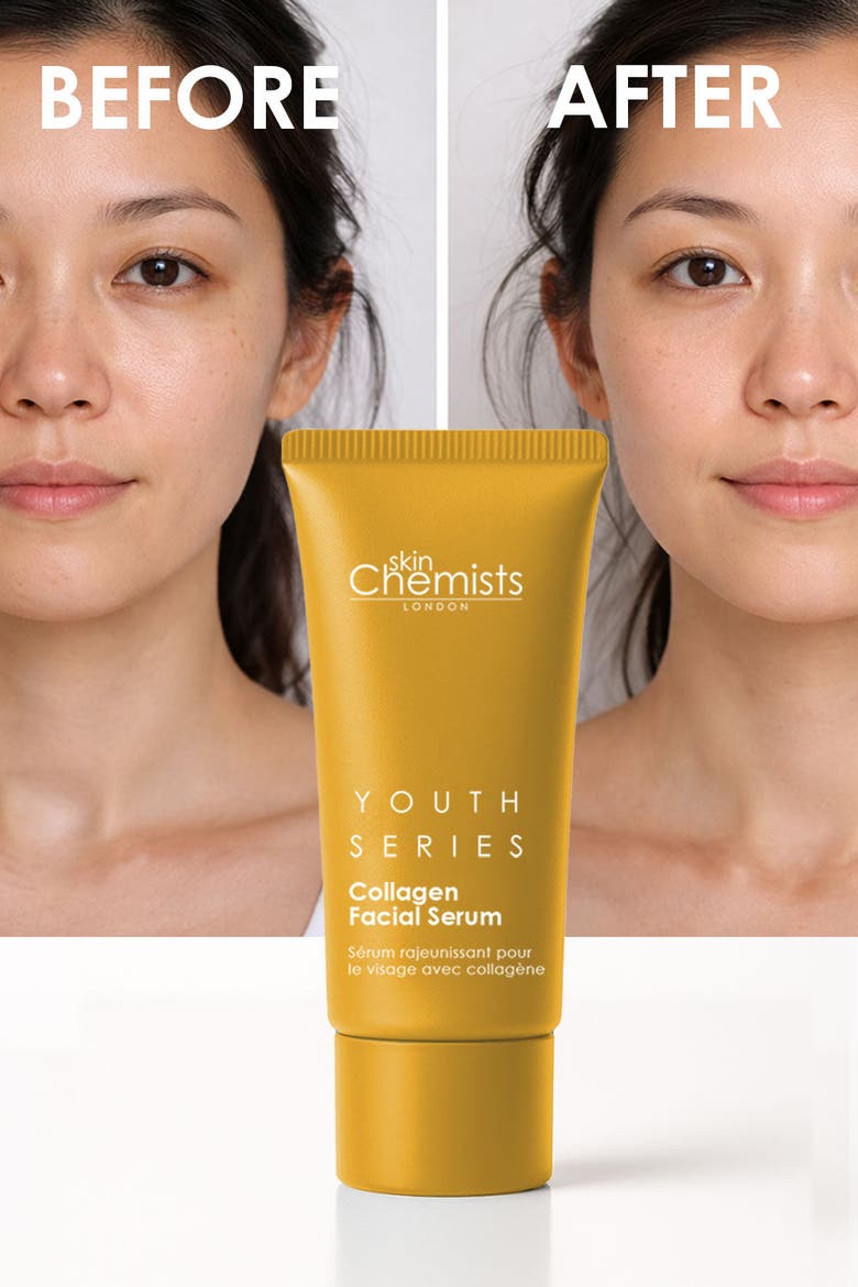 Youth Series 2% Collagen Facial Serum 30ml for Loss of Firmness, Anti-Aging, Alternate, color, White