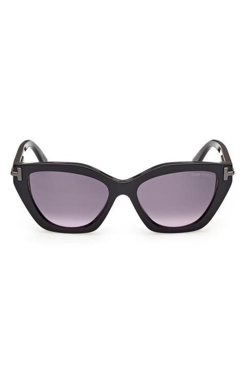 Icon 55mm Gradient Cat Eye Sunglasses
