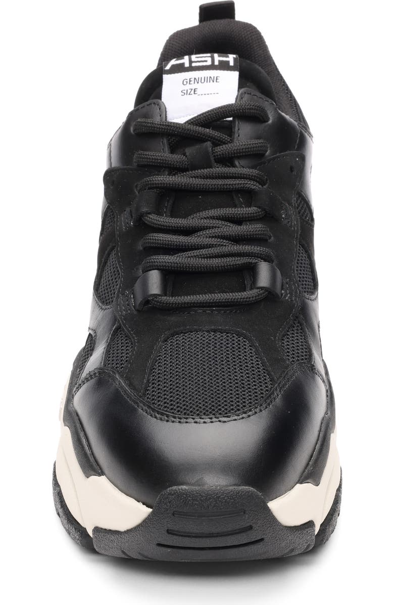 Ash Born Wedge Sneaker, Alternate, color, Black