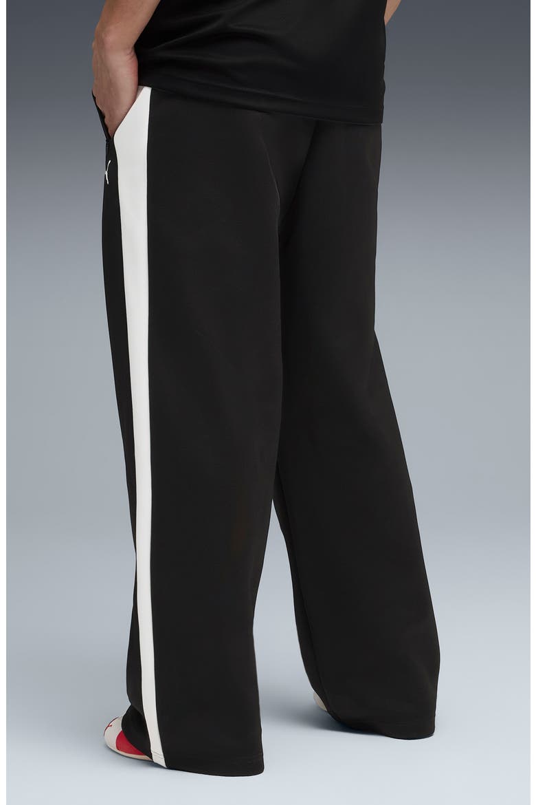 T7 Wide Leg Track Pants, Alternate, color, PUMA BLACK