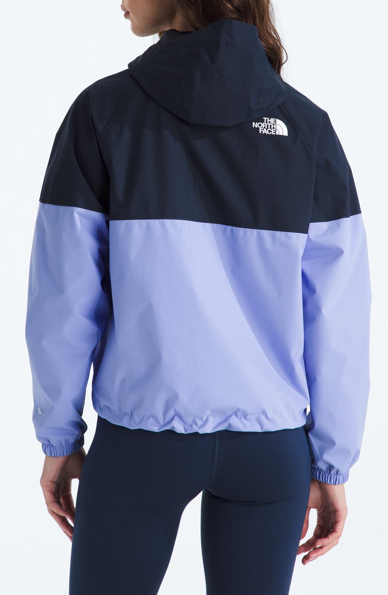 The North Face Antora Waterproof Rain Hoodie, Alternate, color, Periwinkle Glow/ Summit Navy