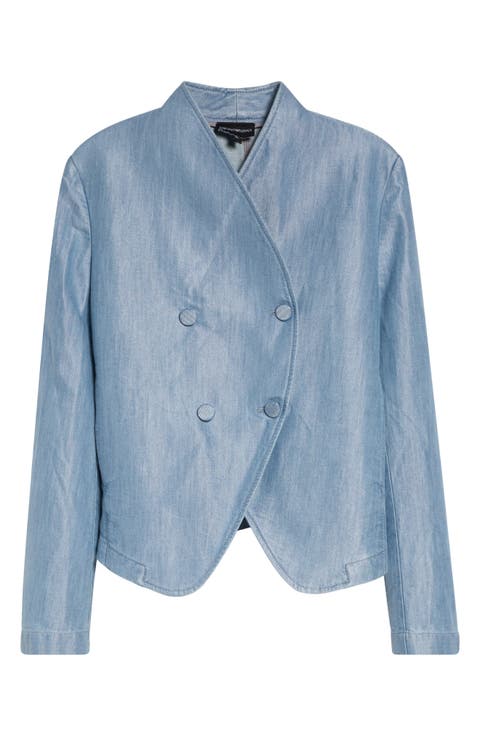 Asymmetric Denim Jacket