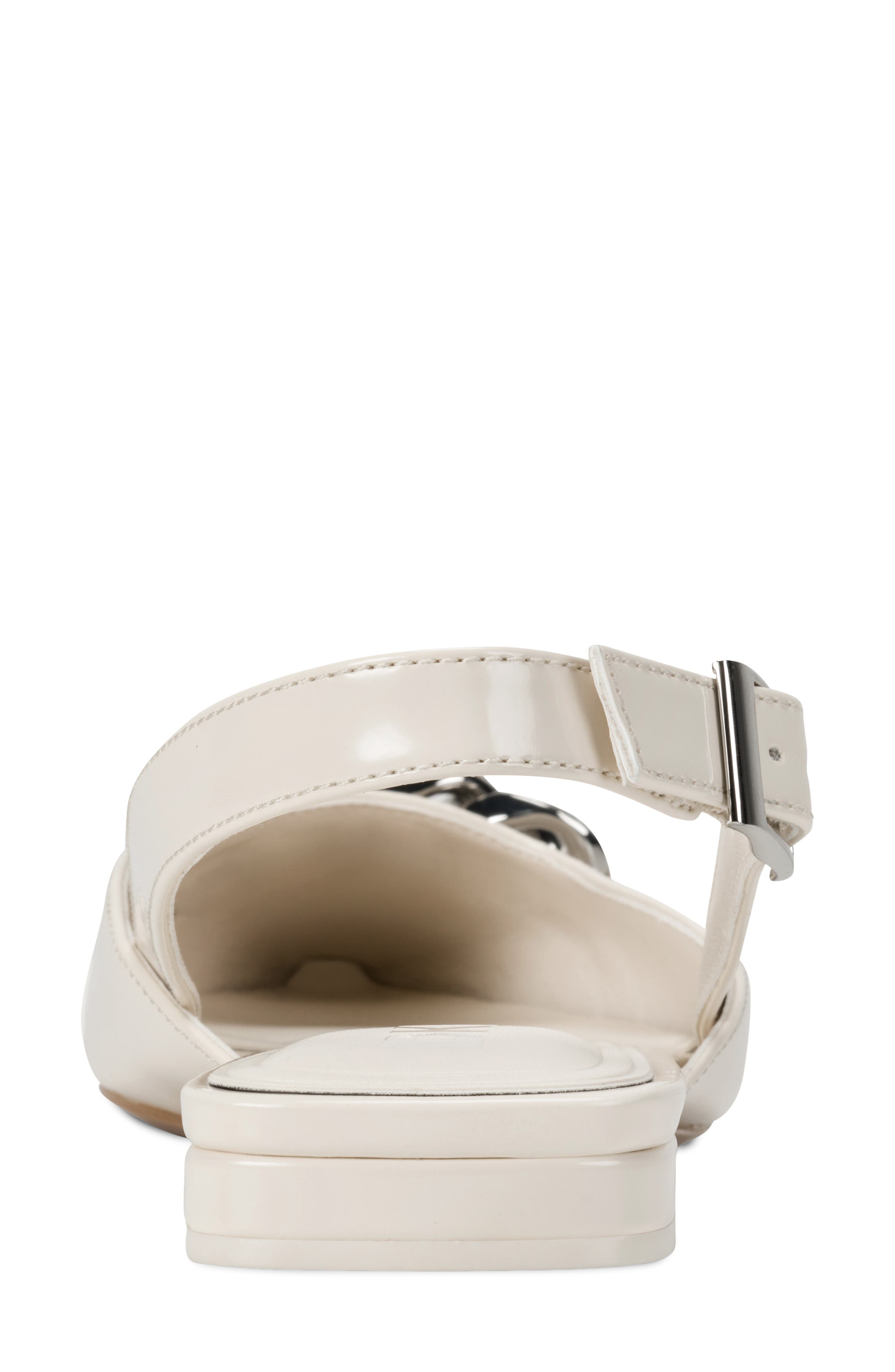 DKNY Cosetta Slingback Pointed Toe Flat, Alternate, color, Coconut