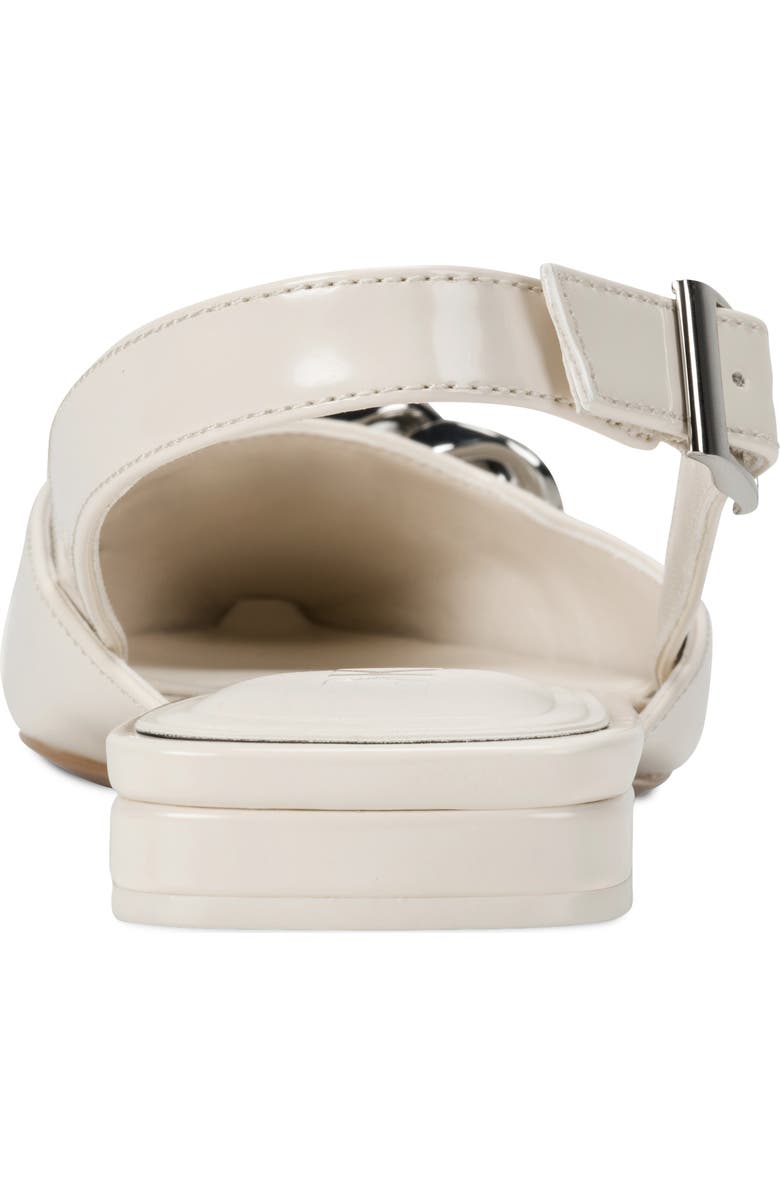 DKNY Cosetta Slingback Pointed Toe Flat, Alternate, color, Coconut