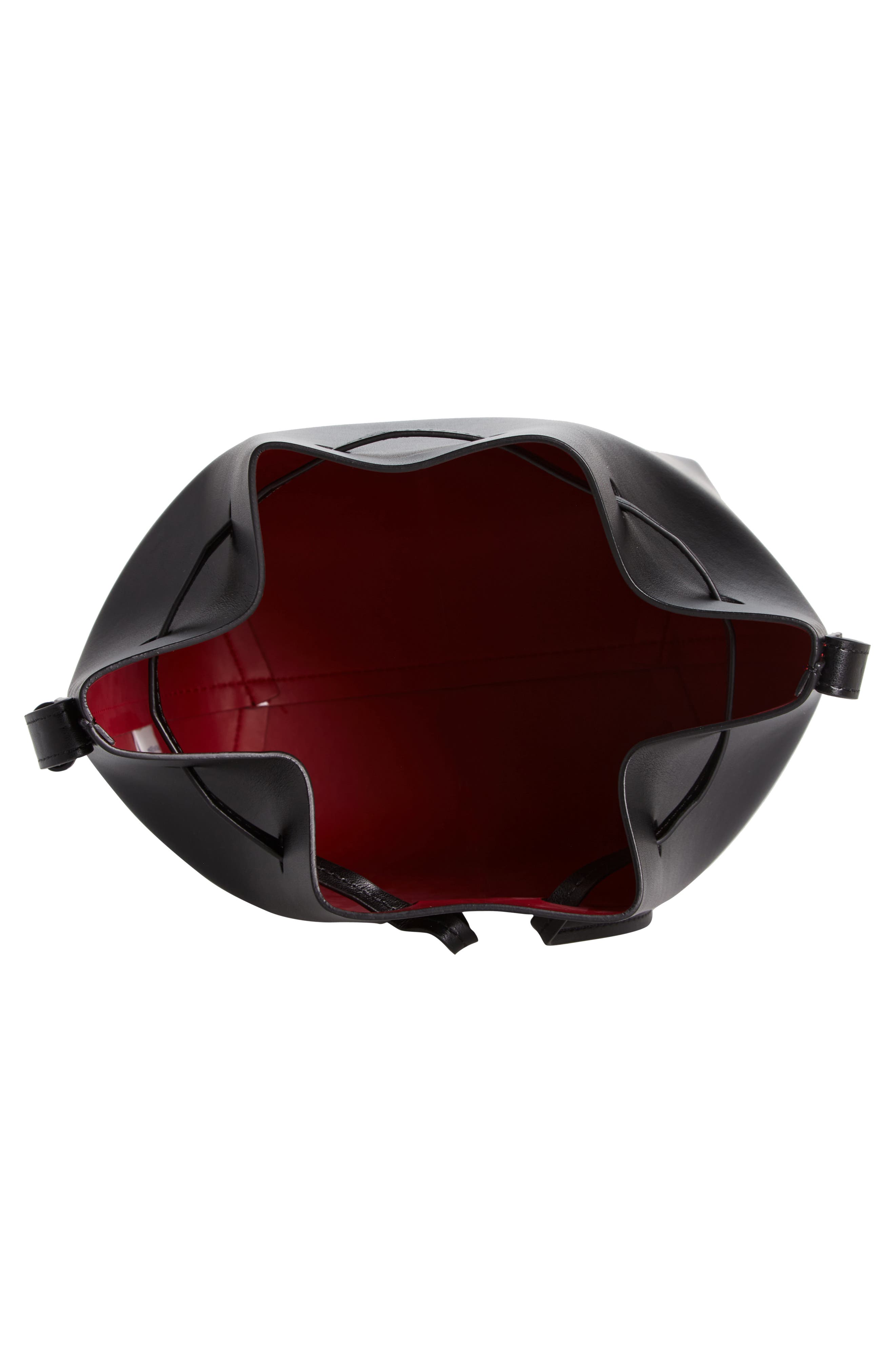 Mansur Gavriel Mini Bucket Apple Faux Leather Bag, Alternate, color, 