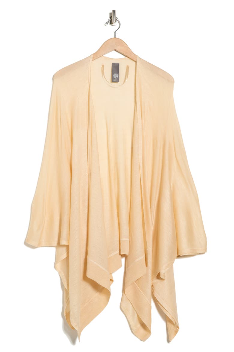 Lightweight Open Knit Topper, Alternate, color, BLONDE