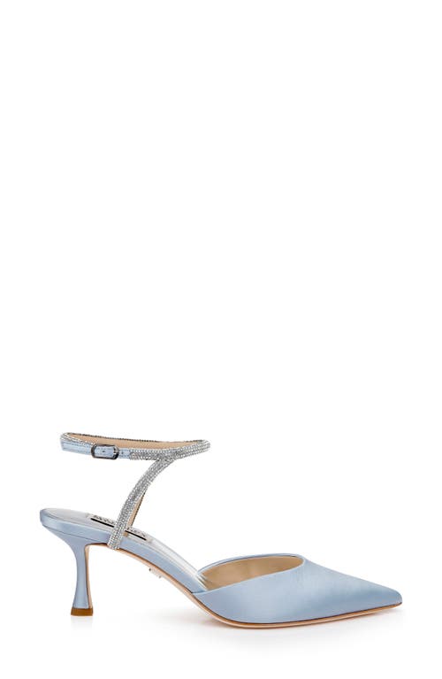 BADGLEY MISCHKA BADGLEY MISCHKA BRIDAL AUTUMN POINTED TOE ANKLE STRAP PUMP