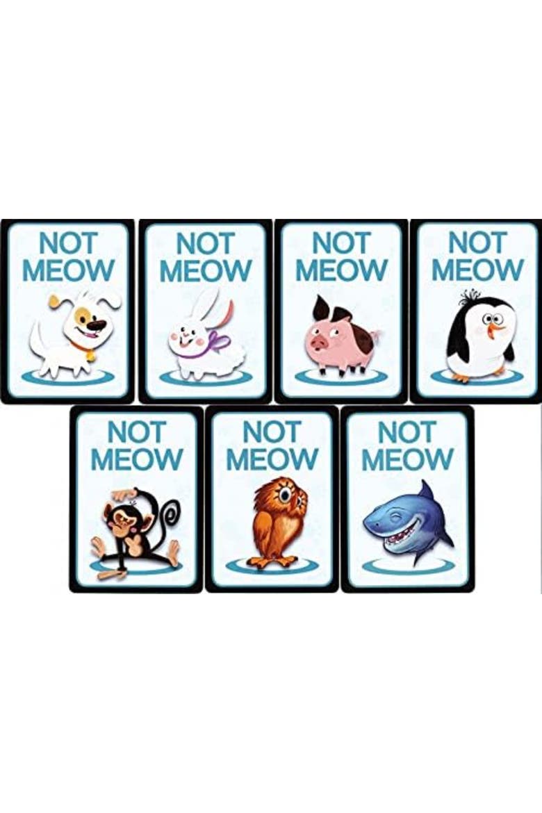 Meow Card Game, Alternate, color, Multicolored