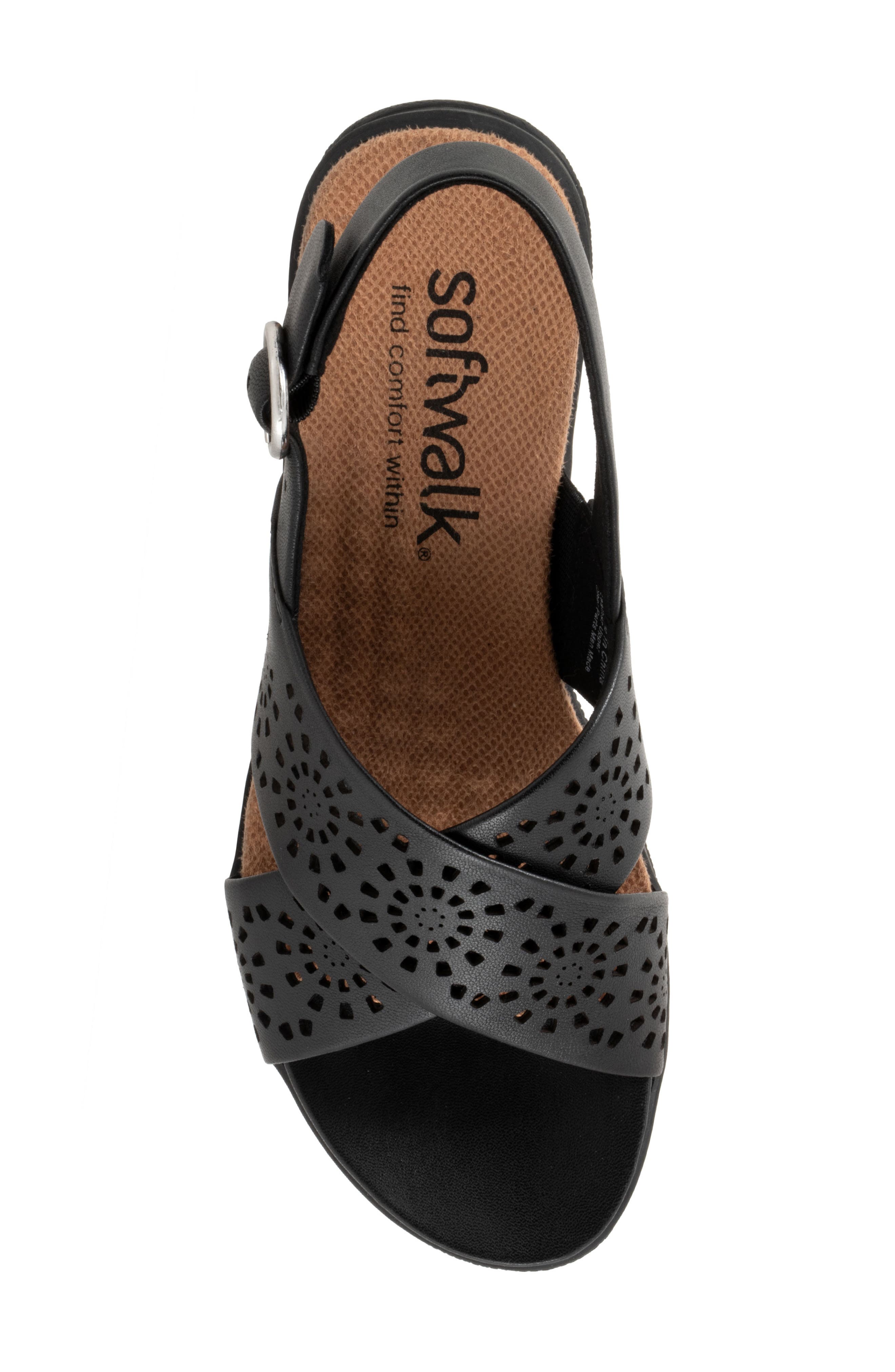 SoftWalk<sup>®</sup> Tillman Perforated Slingback Sandal, Alternate, color, 
