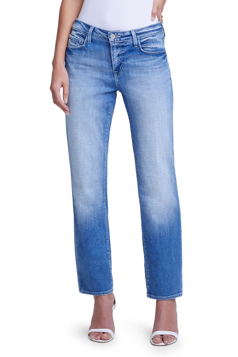 Marjorie Mr. Slouch Slim Fit Straight Leg Jeans, Main, color, BALBOA