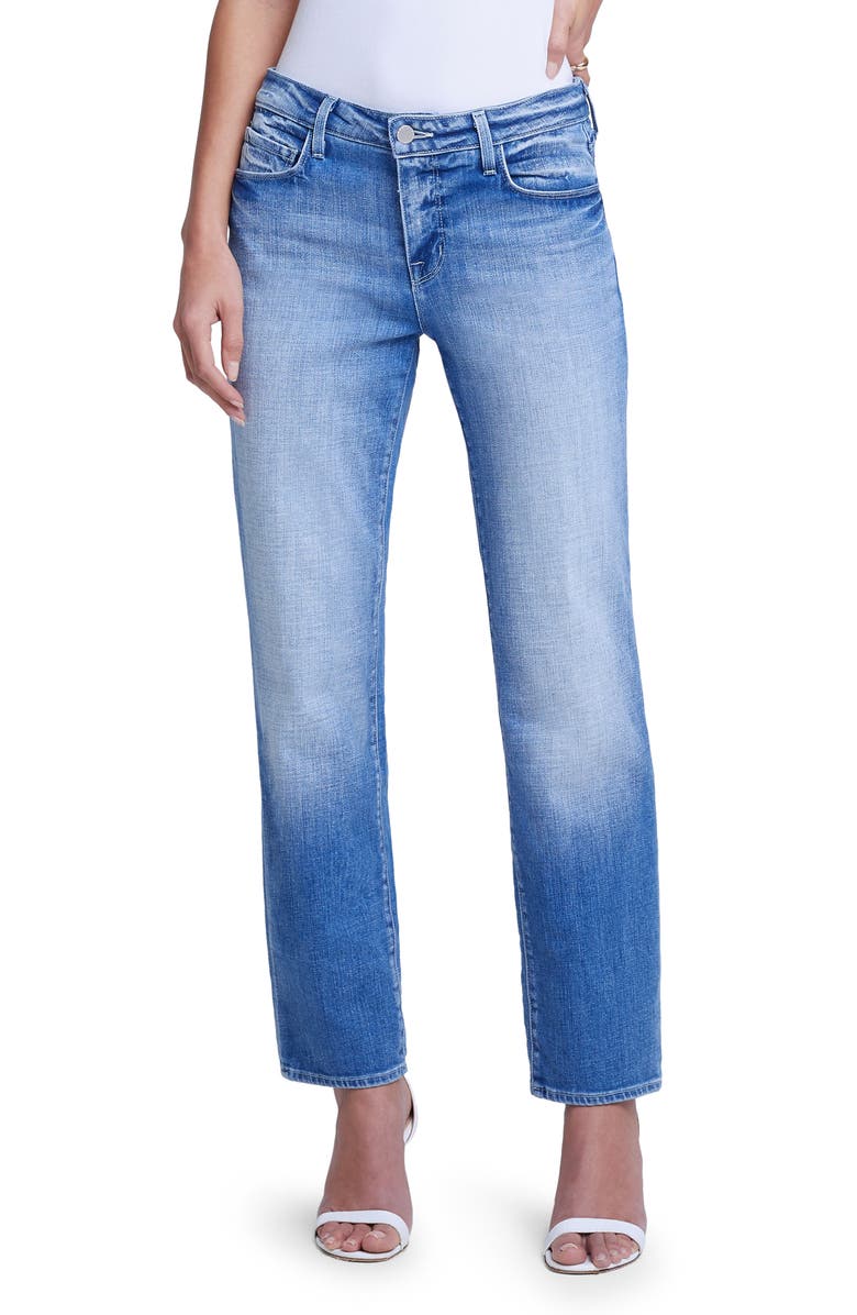 L'AGENCE Marjorie Mr. Slouch Slim Fit Straight Leg Jeans, Main, color, 