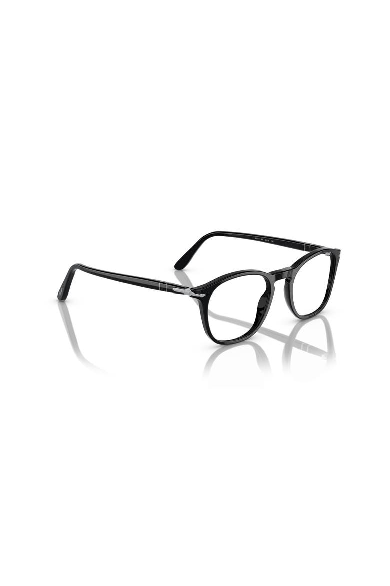 52mm Square optical glasses, Alternate, color, Black