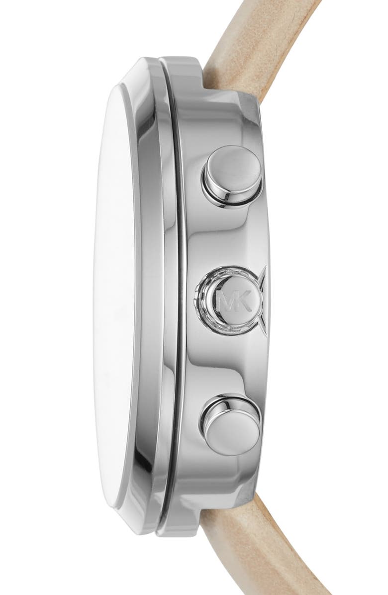 MICHAEL Michael Kors 'Kyler' Chronograph Leather Strap Watch, 38mm, Alternate, color,