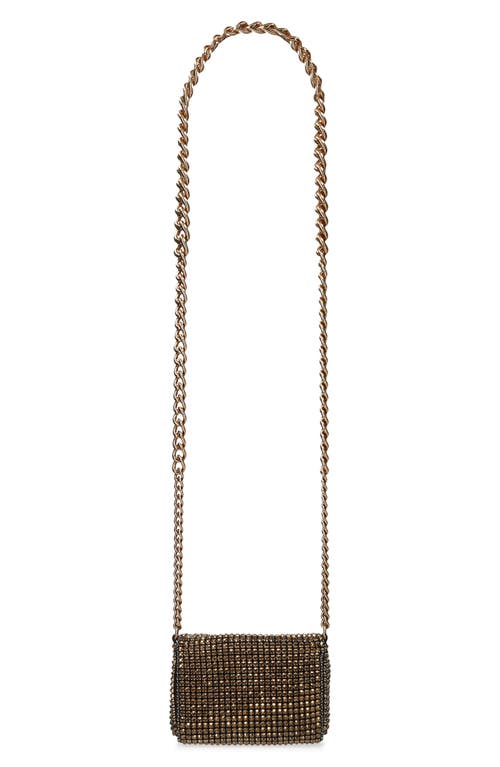 Kurt Geiger Mini Party Crossbody Bag In Gold
