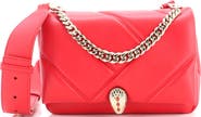 Pre-Owned Bvlgari Serpenti Cabochon Messenger Bag Diagonal Quilted Leather Small