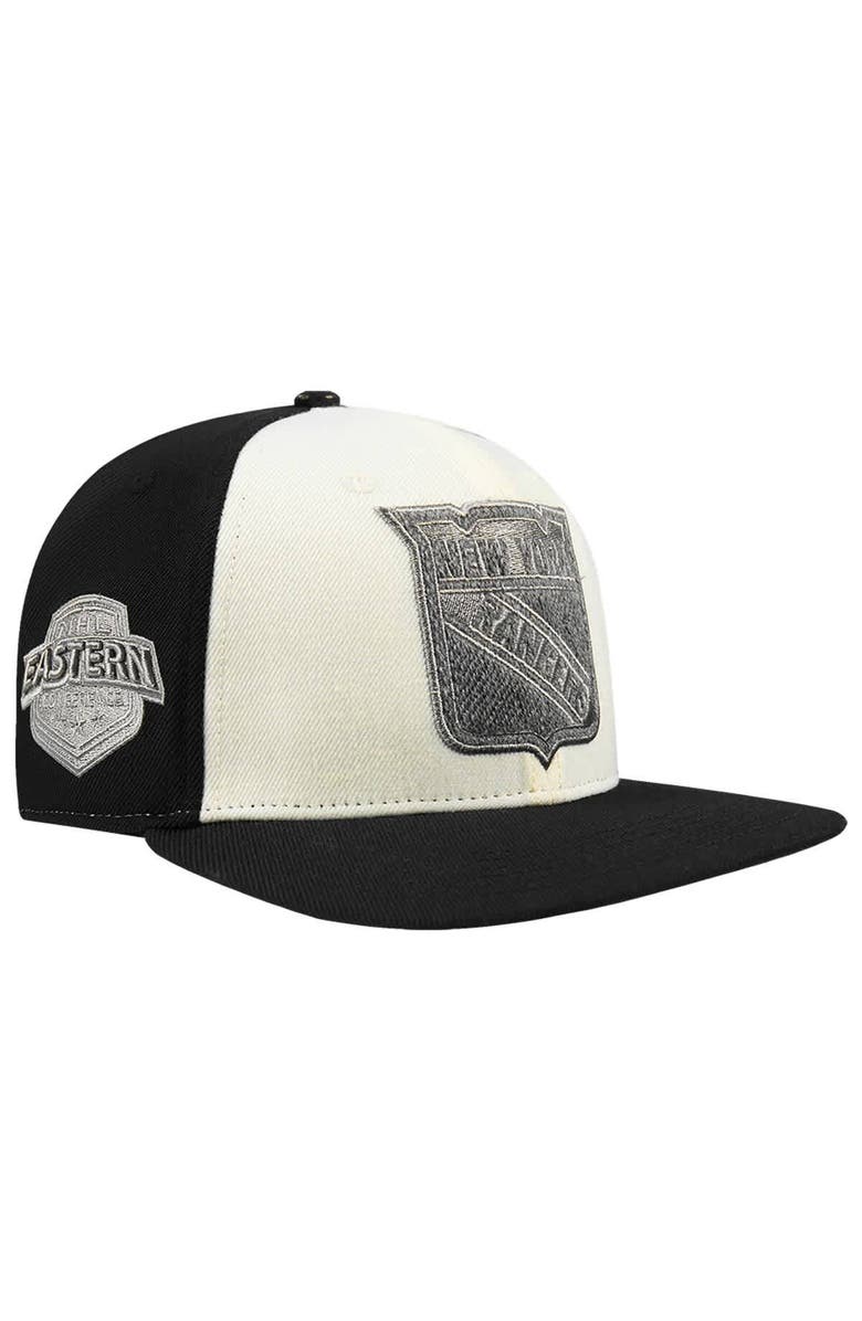 PRO STANDARD Men's Pro Standard Cream New York Rangers French Terry Snapback Hat, Main, color, Cream