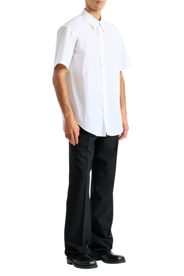 Paris shirt in cotton poplin, Alternate, color, white