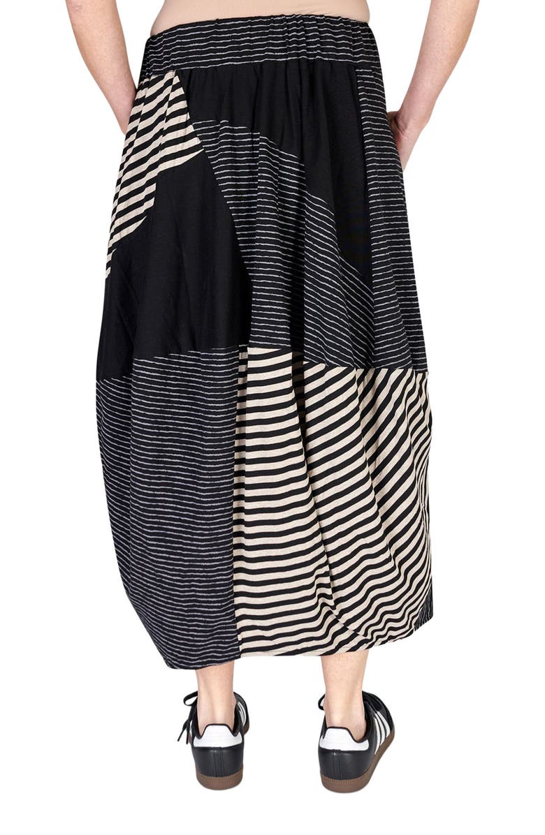 Alembika Patchwork jersey maxi skirt, Alternate, color, 