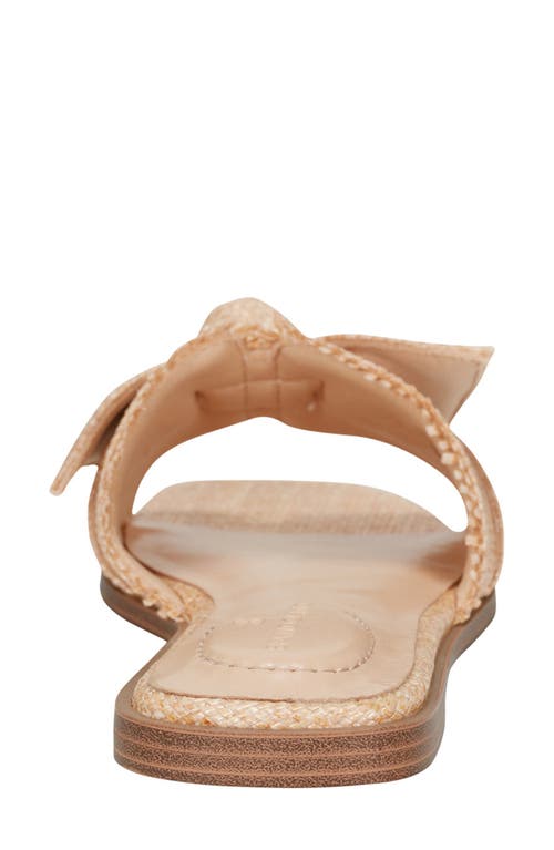 Shop Bandolino Vallen Slide Sandal In Light Natural 110