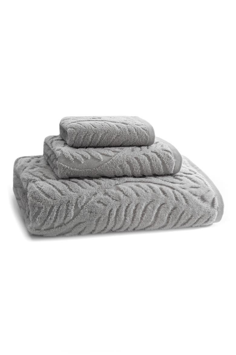 Palma Wash Towel, Main, color, FOG GREY