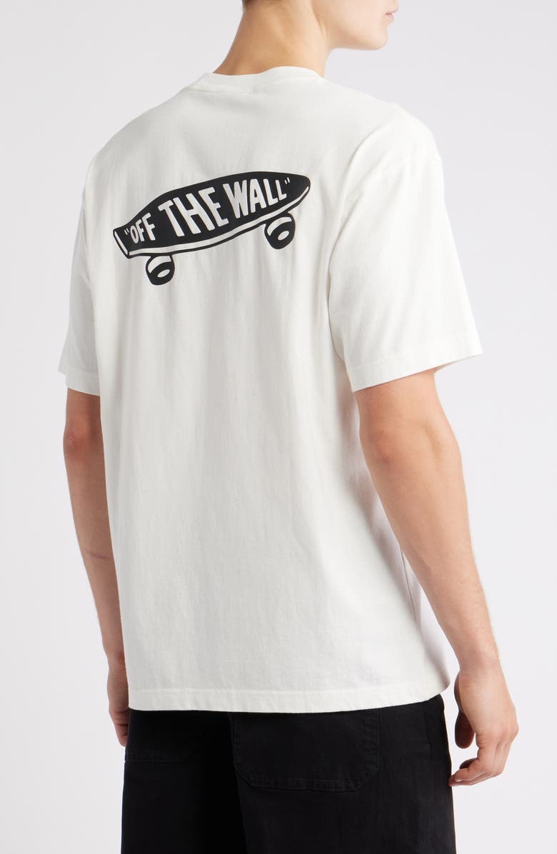 Vans Logo Cotton Graphic T-Shirt, Alternate, color, Egret