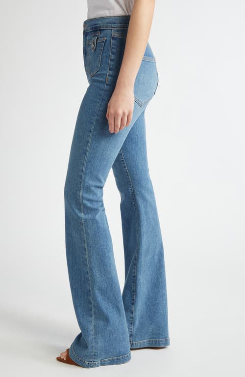 Veronica Beard Beverly High-rise Skinny Flare Jeans In Enough Said