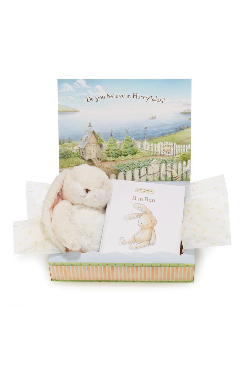 A Lovey Story Stuffed Animal & Board Book Set, Alternate, color, CREAM