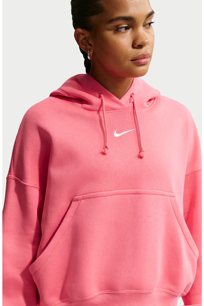 Sportswear Phoenix Fleece Over-Oversized Pullover Hoodie, Alternate, color, SEA CORAL/SAIL